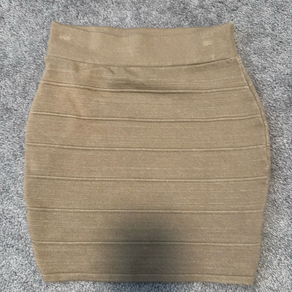Cotton mini skirt
